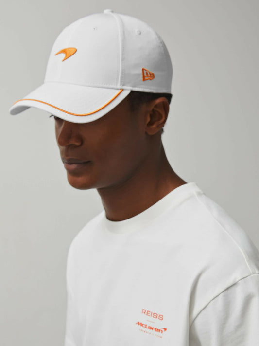 McLaren F1 Team Speedmark Logo Cap Unisex Fit in White | Reiss Men Signature