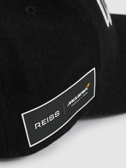 McLaren Racing Embroidered Cap Unisex Fit in Black | Reiss Men Signature