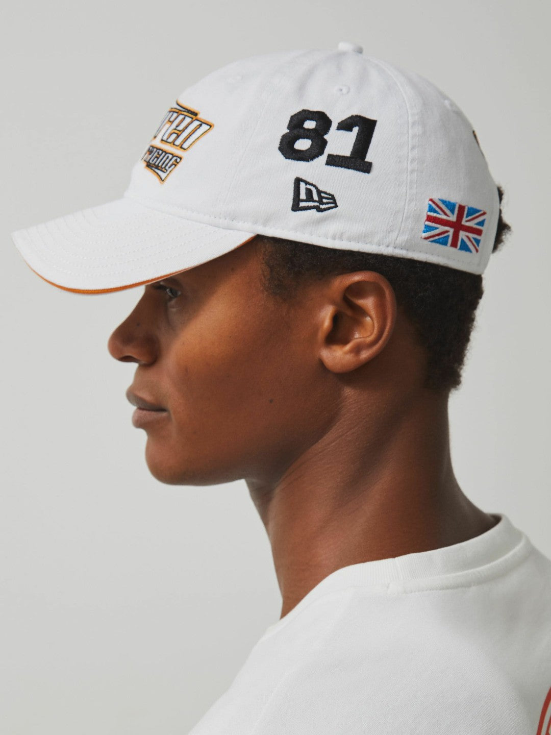 McLaren Racing Heritage Cap Unisex Fit in White | Reiss Men Trending