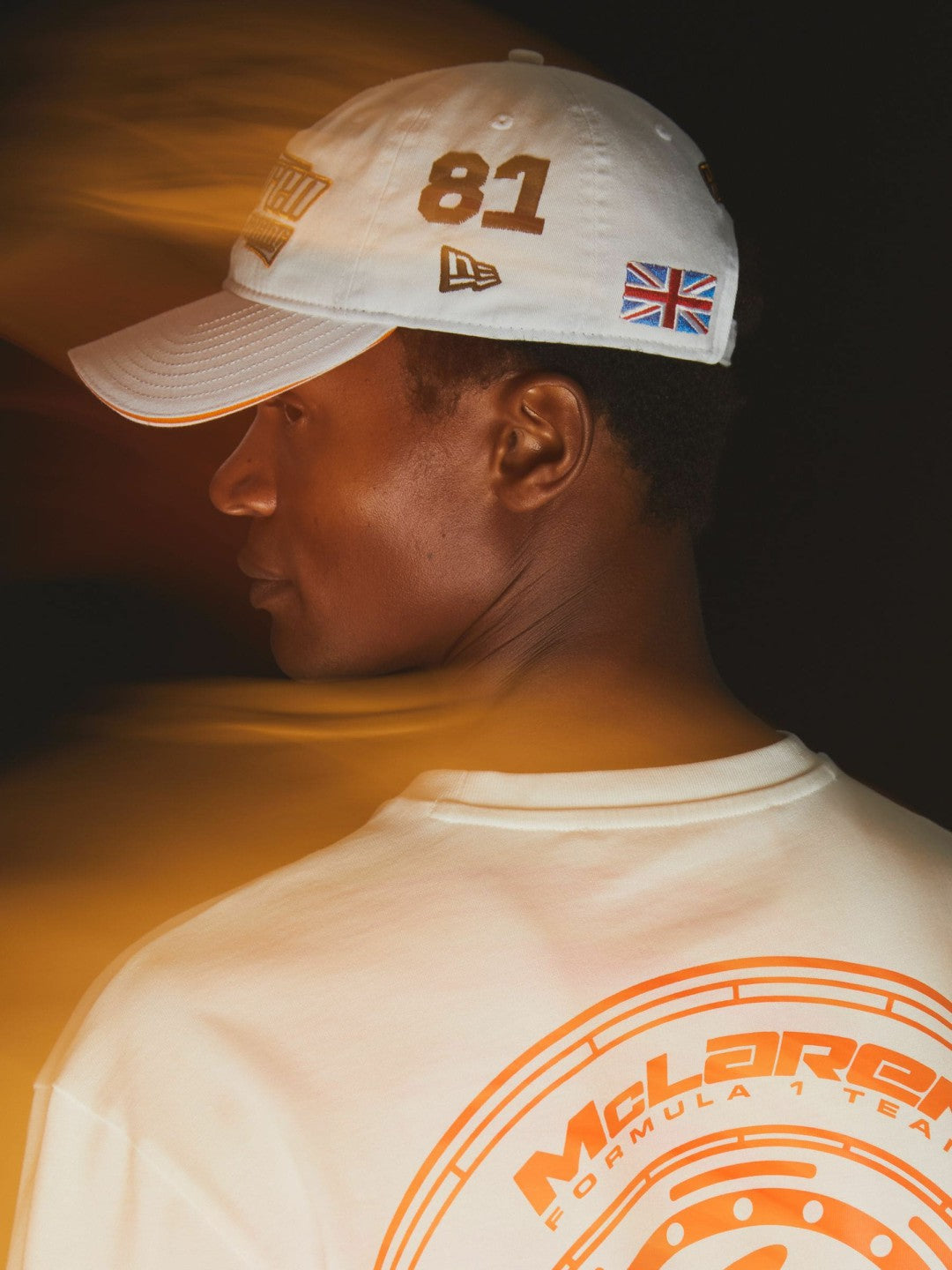 McLaren Racing Heritage Cap Unisex Fit in White | Reiss Men Trending