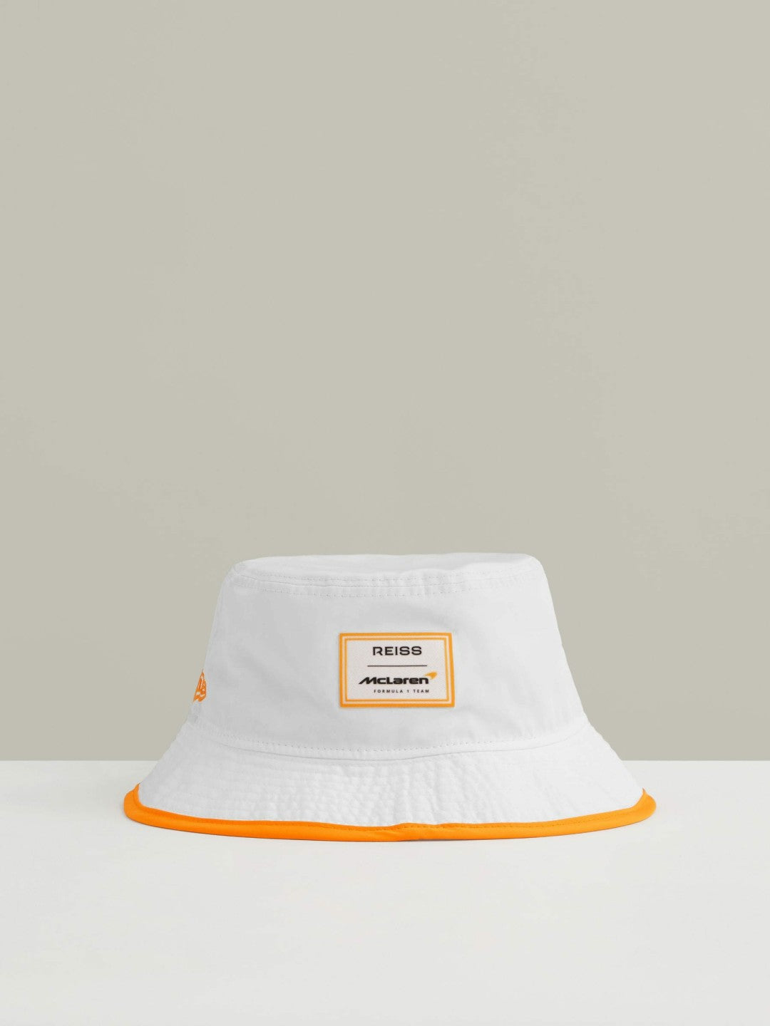 McLaren F1 Team Speedmark Bucket Hat in White | Reiss Men Signature