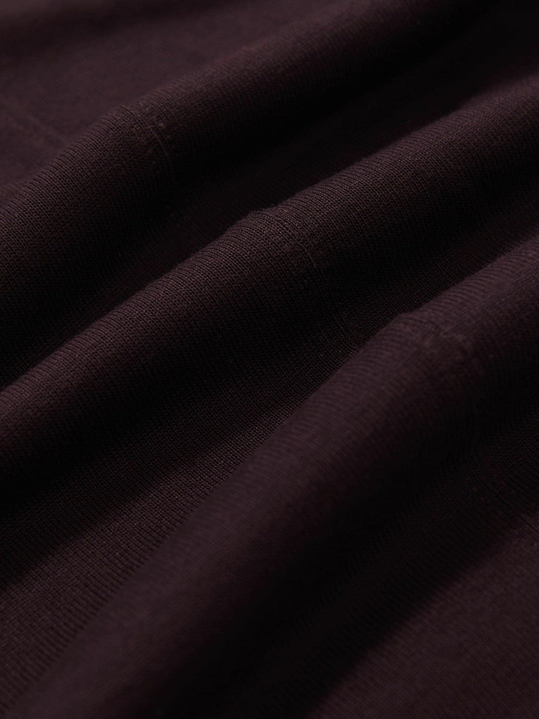 Jersey V-Neck Top in Plum | Reiss Women Featured