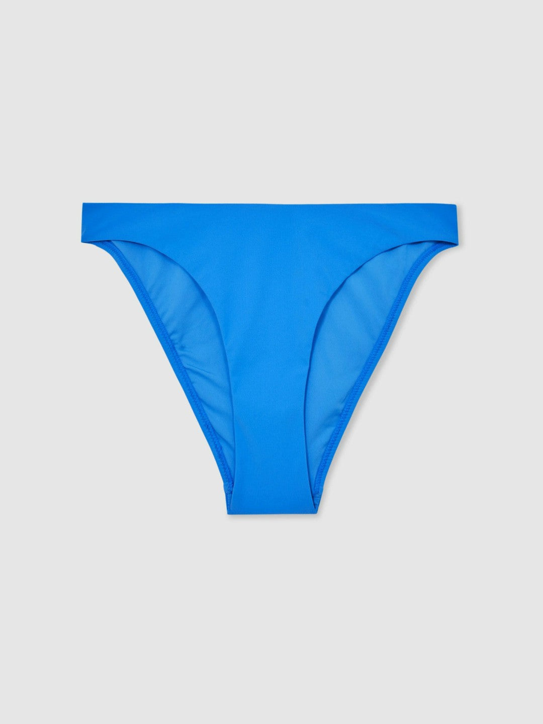 High Cut Bikini Bottoms in Cornflower Blue | Reiss Women Exclusive