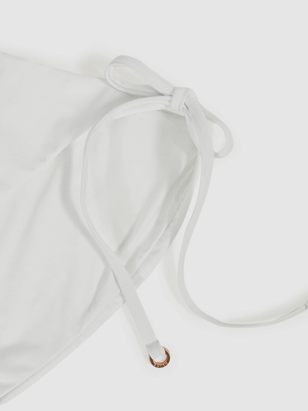 Side Tie Bikini Bottoms in White | Reiss Women Exclusive