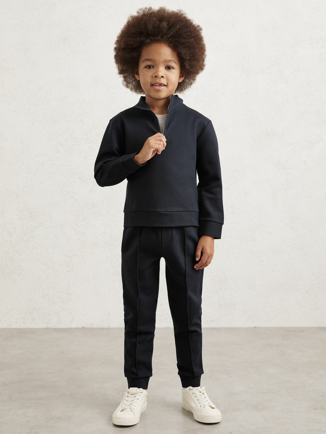 3-9 yrs Interlock Sweatshirt and Trousers Set in Navy Blue | Reiss Children & Baby Best Seller