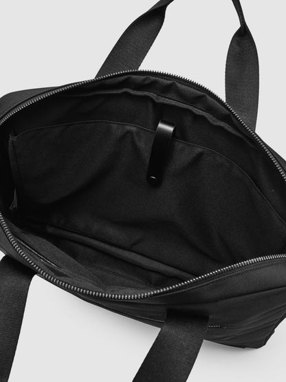 Woven Briefcase in Black | Reiss Men Popular