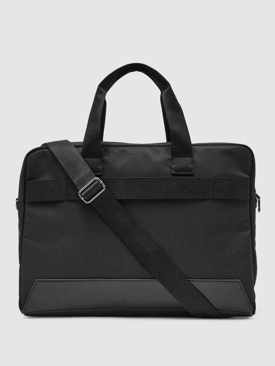 Woven Briefcase in Black | Reiss Men Popular