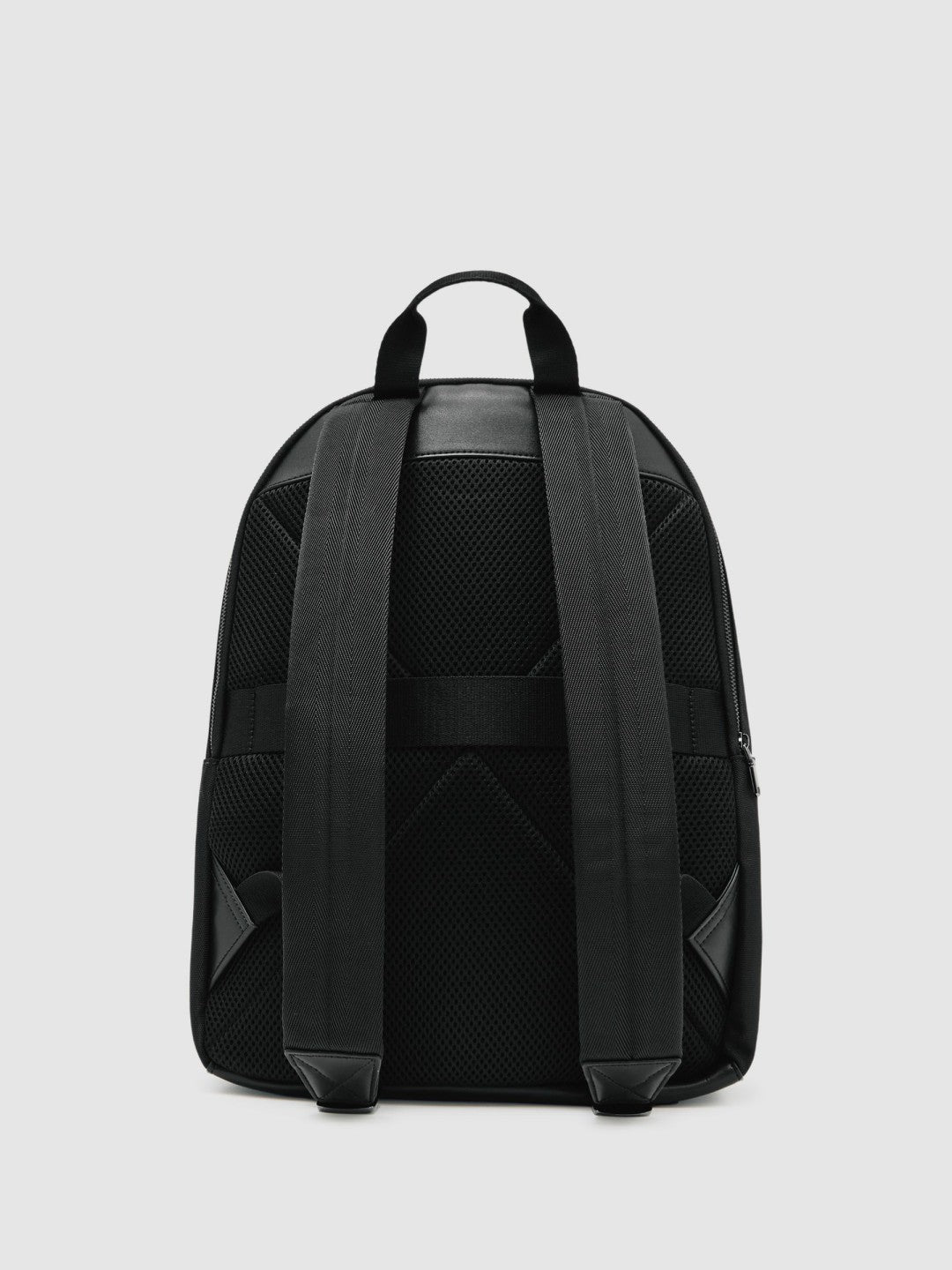 Woven Zipped Backpack in Black | Reiss Men Best Seller