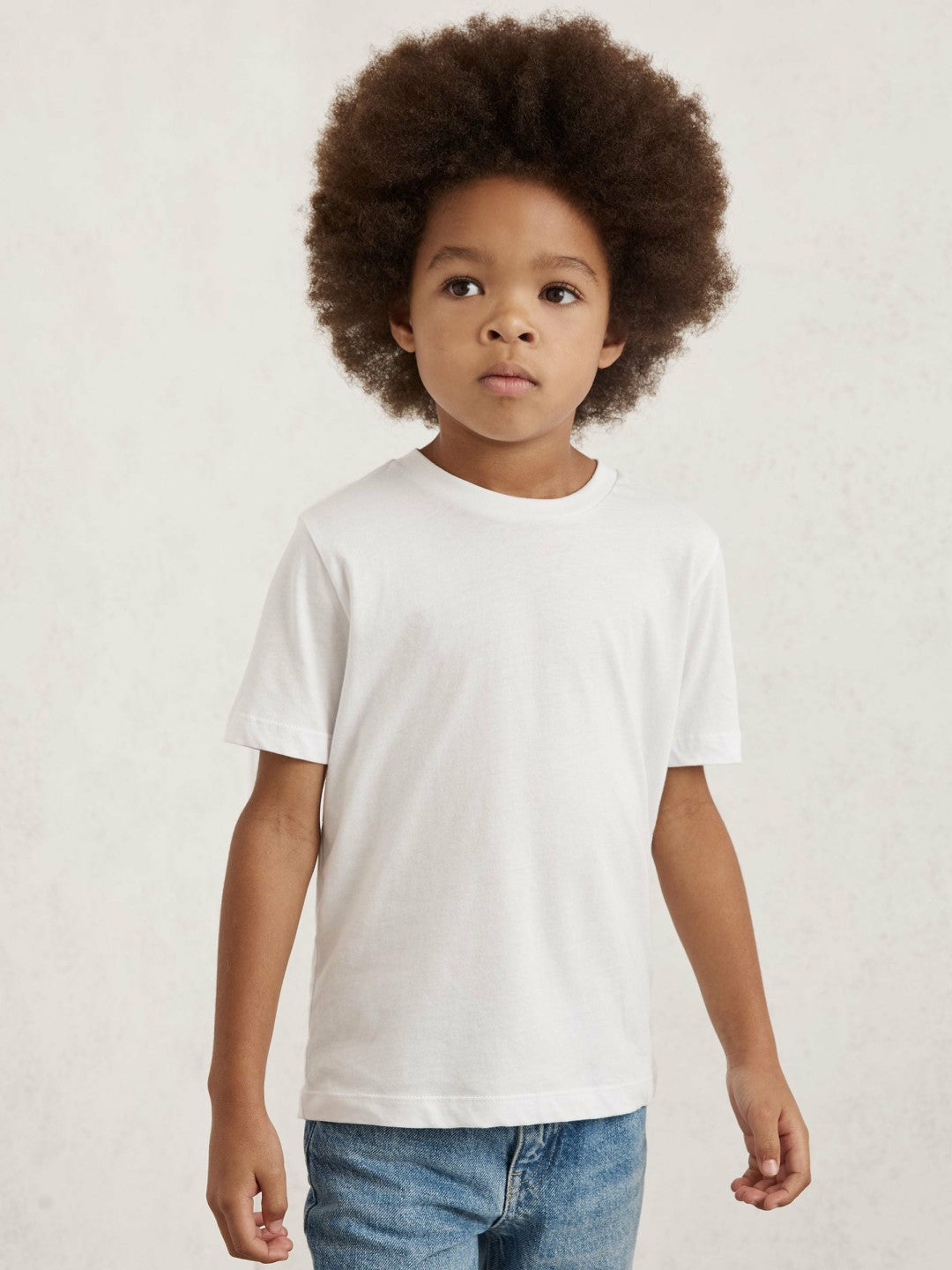 9-13 yrs Crew Neck T-Shirt in White | Reiss Children & Baby Featured