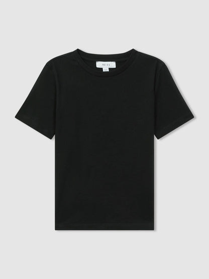 9-13 yrs Crew Neck T-Shirt in Black | Reiss Children & Baby Popular