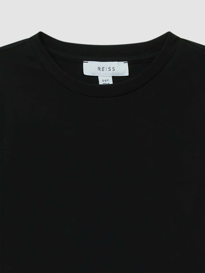 9-13 yrs Crew Neck T-Shirt in Black | Reiss Children & Baby Popular