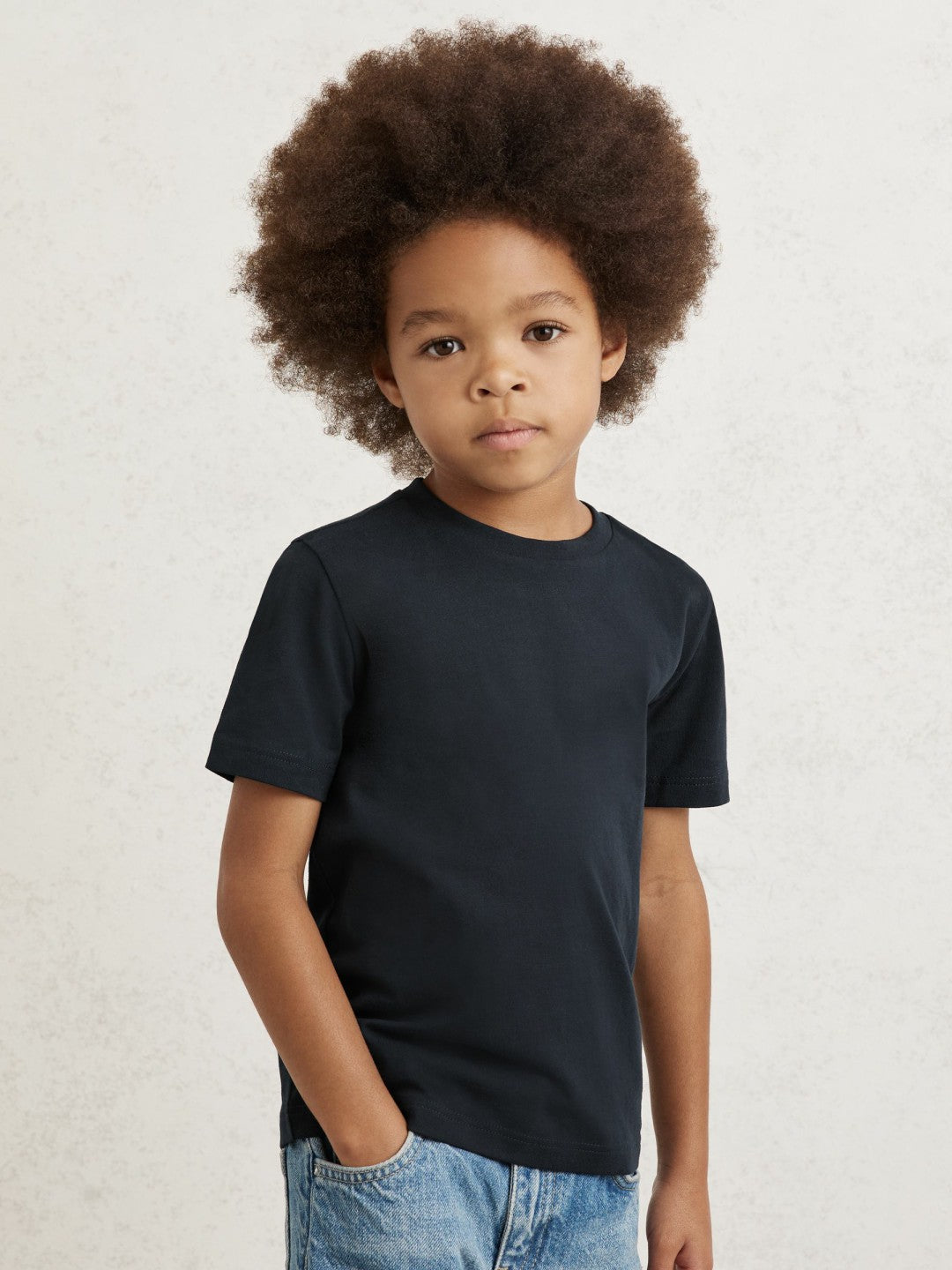 9-13 yrs Crew Neck T-Shirt in Navy | Reiss Children & Baby Best Seller