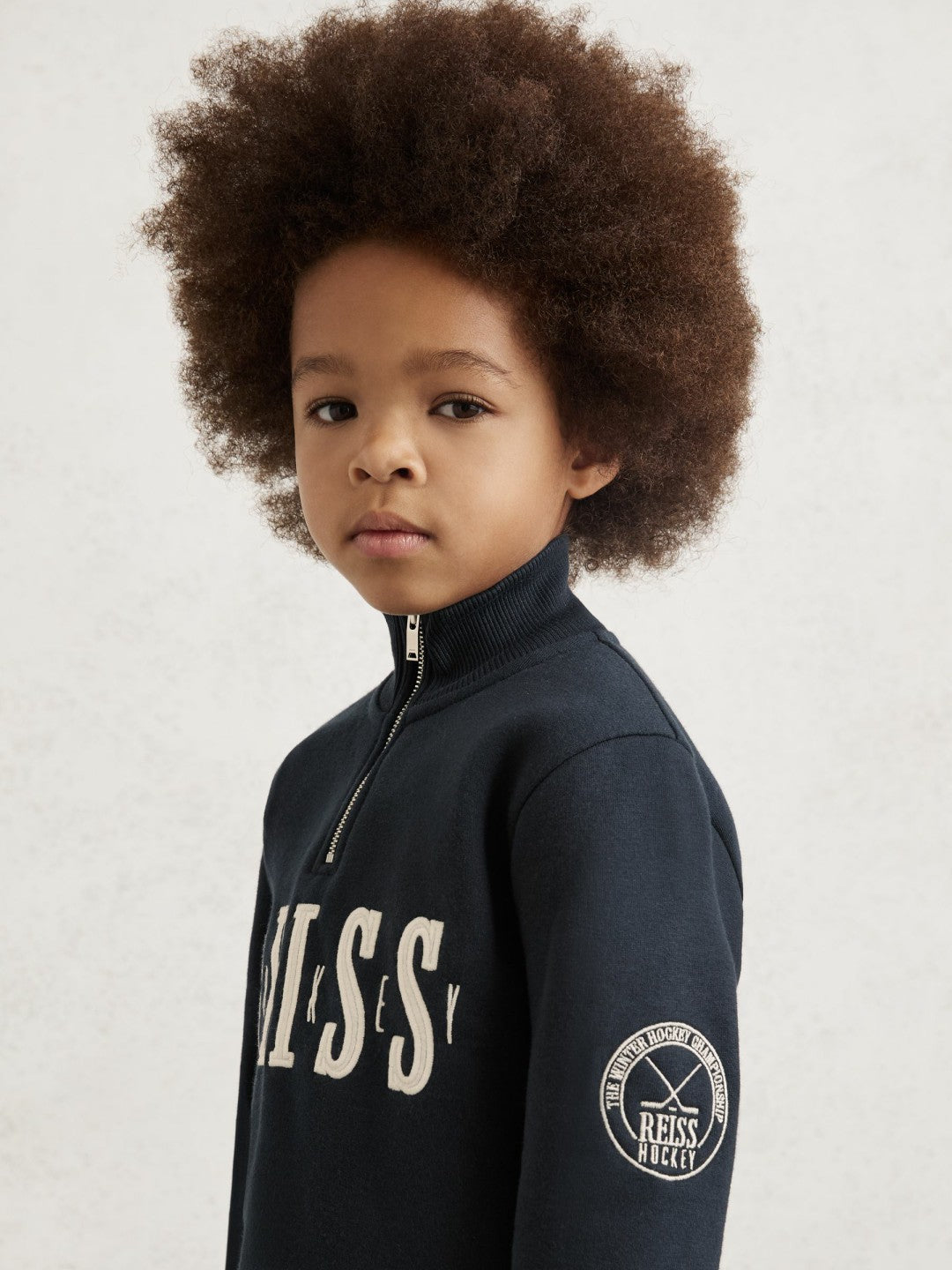 9-13 yrs Sweatshirt in Navy | Reiss Children & Baby Popular