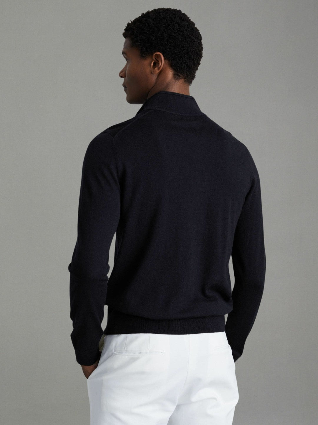 Pack of Two Merino Wool Jumpers in Navy | Reiss Men Recommended