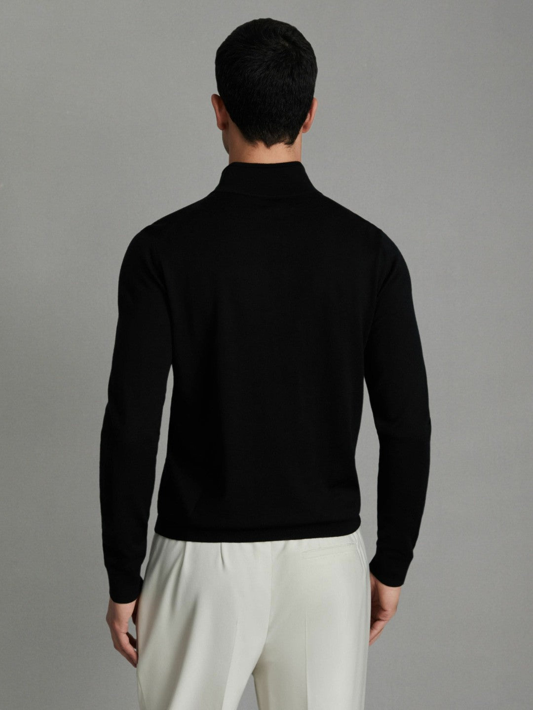 Pack of Two Merino Wool Jumpers in Black | Reiss Men Recommended