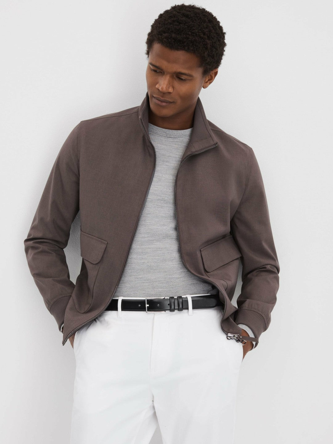 Smooth Leather Belt in Black | Reiss Men Best Seller