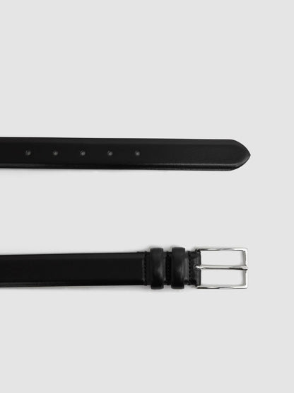 Smooth Leather Belt in Black | Reiss Men Best Seller