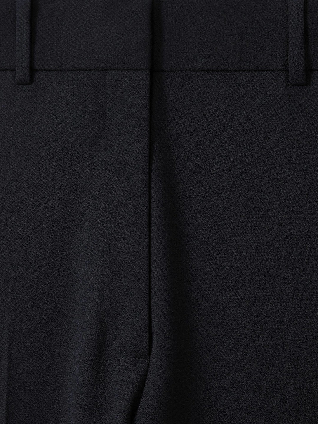 Wool-Blend Tailored Flared Suit Trousers in Navy | Reiss Women Trending