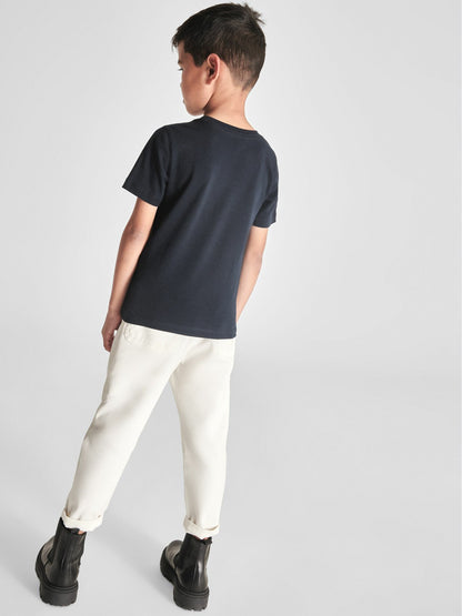 4-9 yrs Crew Neck T-Shirt in Navy | Reiss Children & Baby Exclusive
