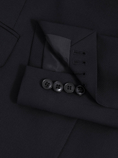 Petite Single Breasted Suit Blazer in Navy | Reiss Women Premium