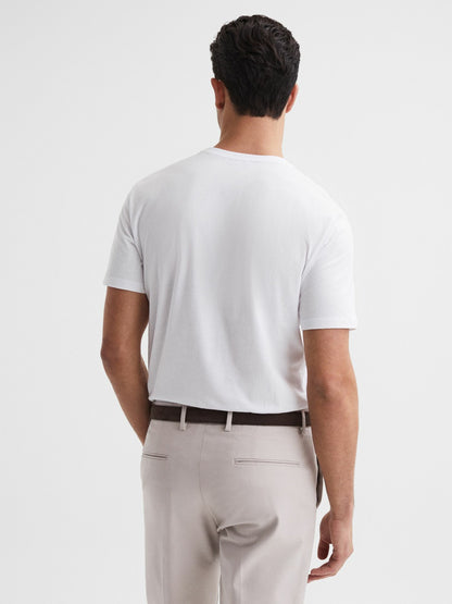 Three Pack Of Crew Neck T-shirts in White | Reiss Men Trending