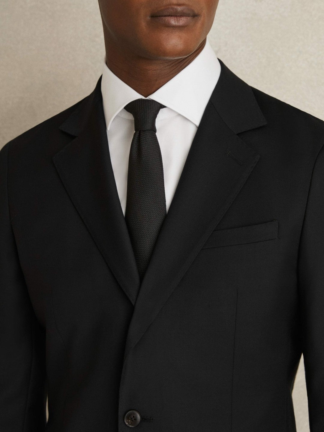 Regular Fit Cotton Sateen Striped Shirt in White | Reiss Men Trending