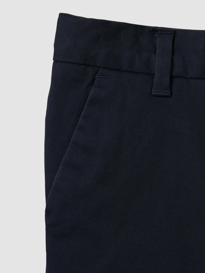 3-9 yrs Cotton Chino Shorts with Stretch in Navy | Reiss Children & Baby Signature