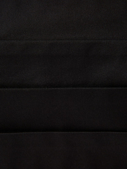 Silk Cummerbund in Black | Reiss Men New