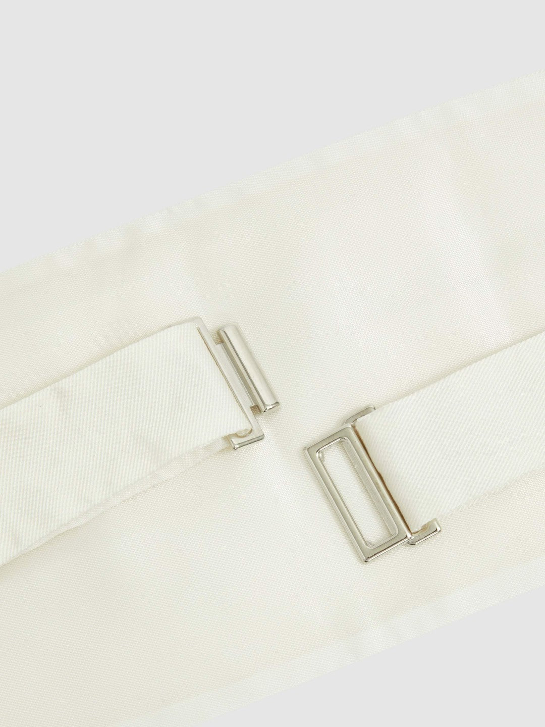 Silk Cummerbund in Ivory | Reiss Men Popular