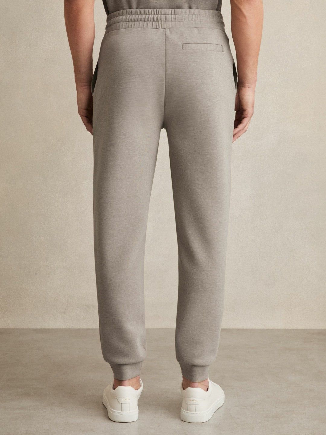Drawstring Jersey Joggers in Taupe | Reiss Men Popular