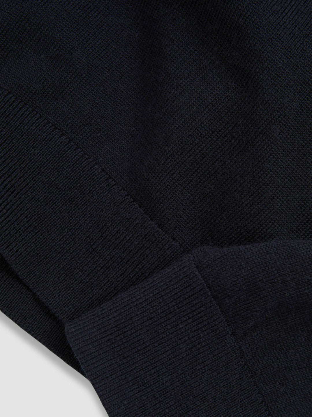 9-13 yrs Merino Wool Half-Zip Funnel Neck Jumper in Navy | Reiss Children & Baby Featured