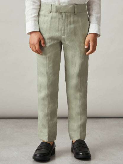 Linen Suit Shorts in Apple | Reiss Children & Baby Popular