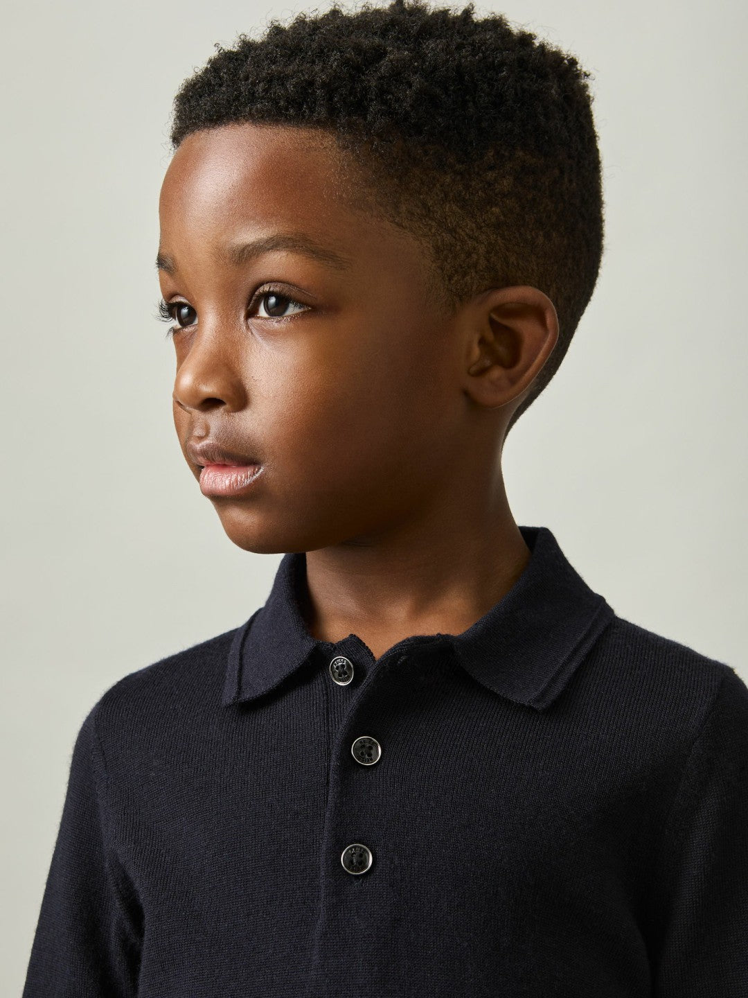 9-14 yrs Merino Wool Polo Shirt in Navy | Reiss Children & Baby Trending