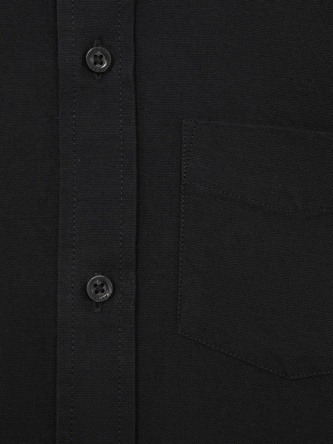 3-9 yrs Button Down Oxford Shirt in Black | Reiss Children & Baby Premium