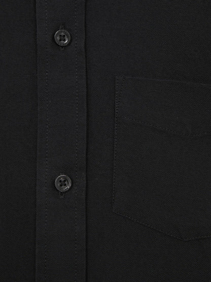 3-9 yrs Button Down Oxford Shirt in Black | Reiss Children & Baby Premium