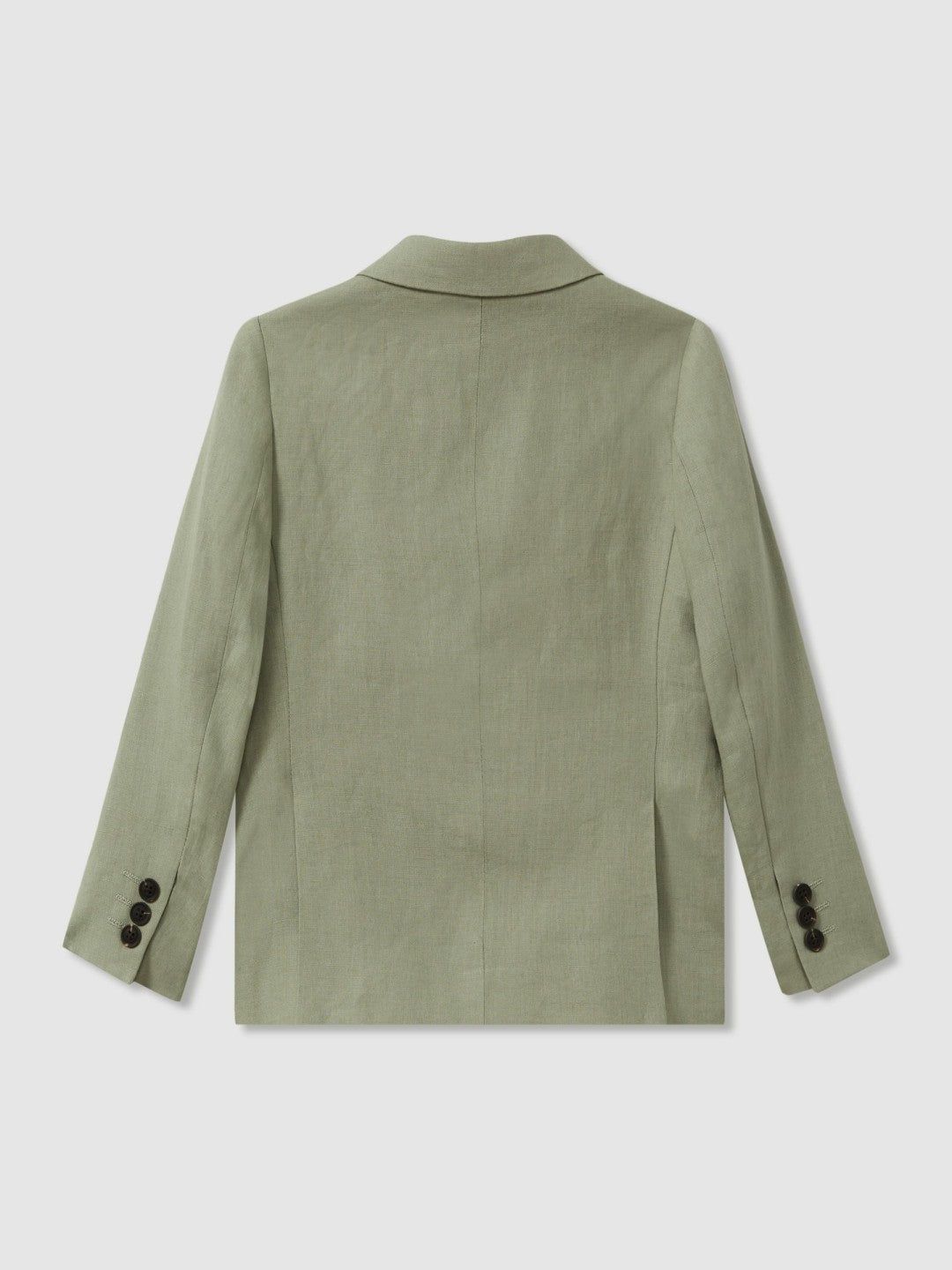9-13 yrs Linen Single Breasted Blazer in Apple | Reiss Children & Baby Best Seller