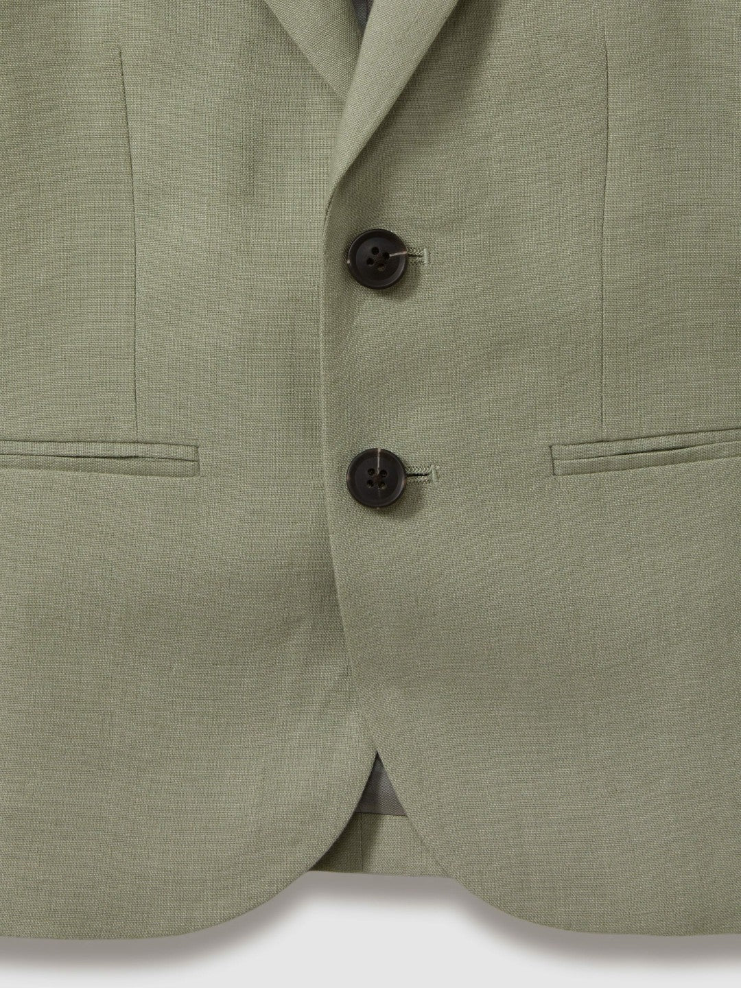 9-13 yrs Linen Single Breasted Blazer in Apple | Reiss Children & Baby Best Seller