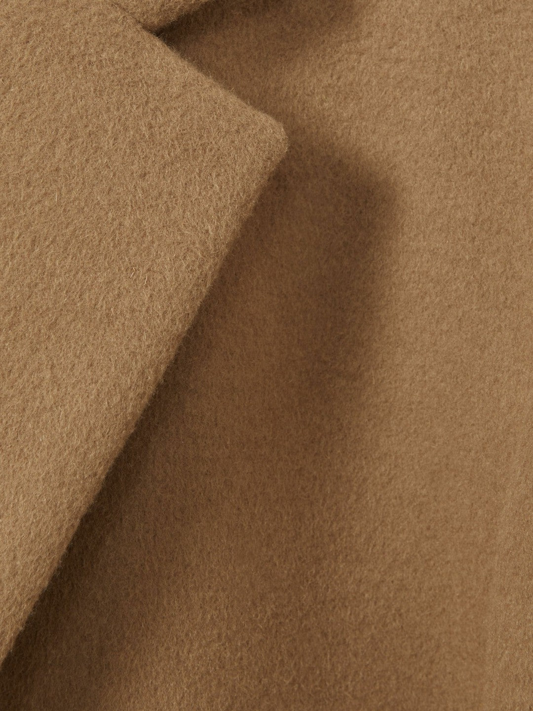 Wool Blend Single Breasted Epsom Overcoat in Camel | Reiss Men Recommended