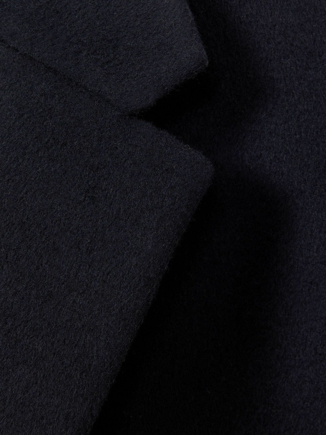 Wool Blend Single Breasted Epsom Overcoat in Navy | Reiss Men Popular