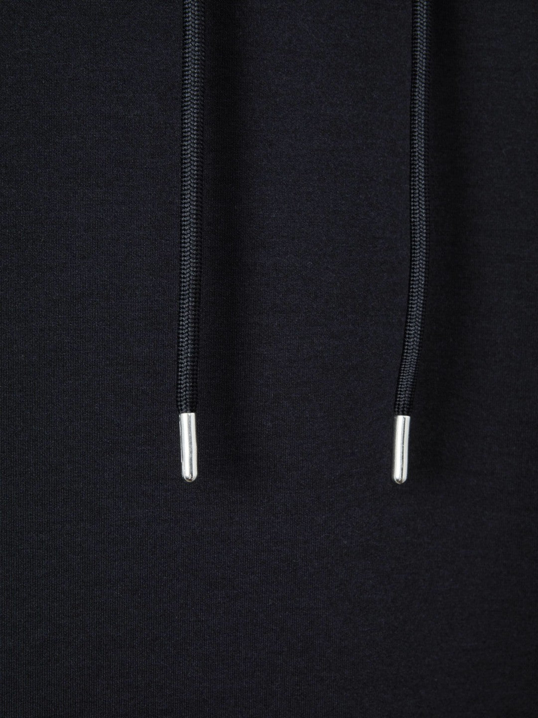 Interlock Jersey Drawstring Hoodie in Navy Blue | Reiss Men New