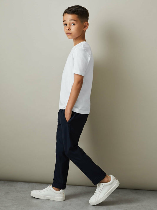 9-13 yrs Three Pack Of Crew Neck T-Shirts in White | Reiss Children & Baby Popular