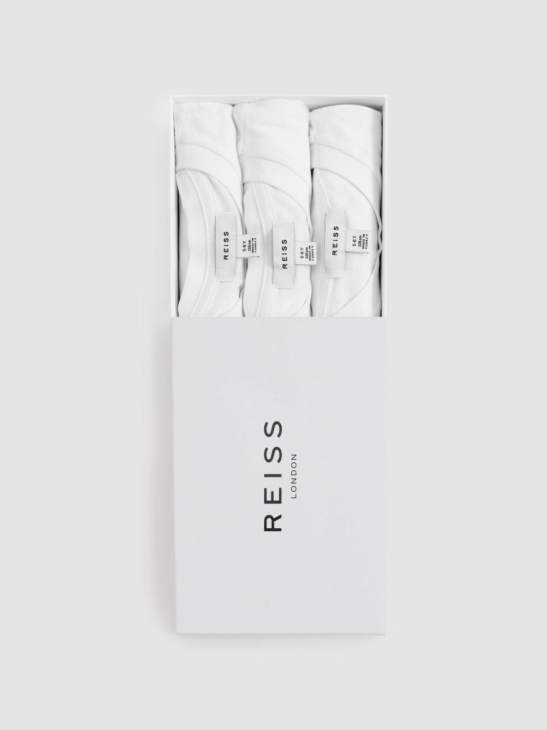 9-13 yrs Three Pack Of Crew Neck T-Shirts in White | Reiss Children & Baby Popular