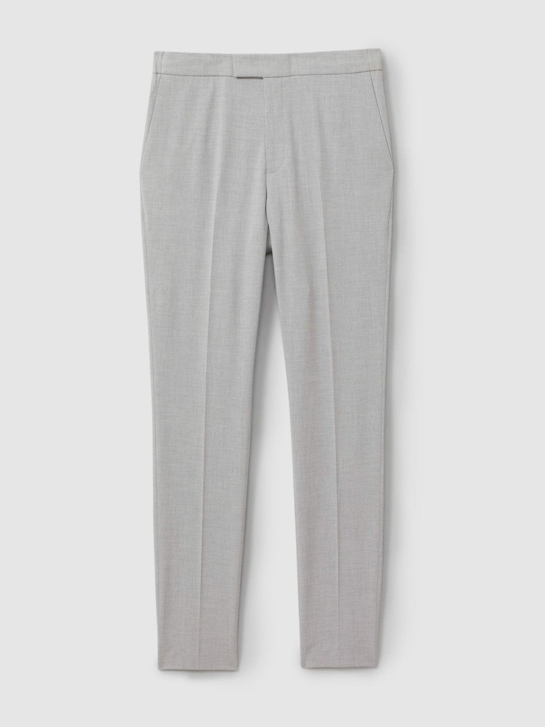 Slim-Fit Drawstring Trousers in Grey | Reiss Men Featured