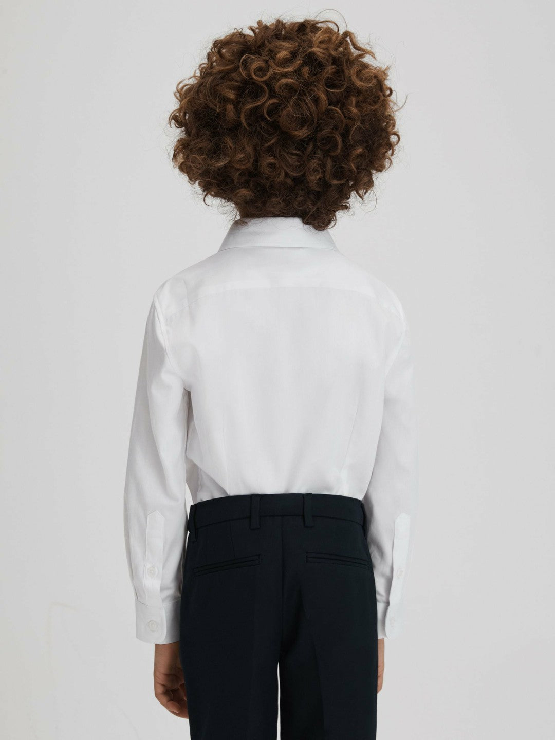 3-9 yrs Slim Fit Cotton Shirt in White | Reiss Children & Baby Trending