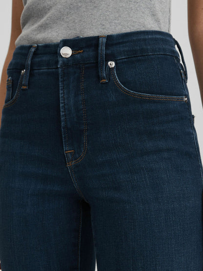 Good American Slim Fit Cropped Jeans in Blue | Reiss Women New