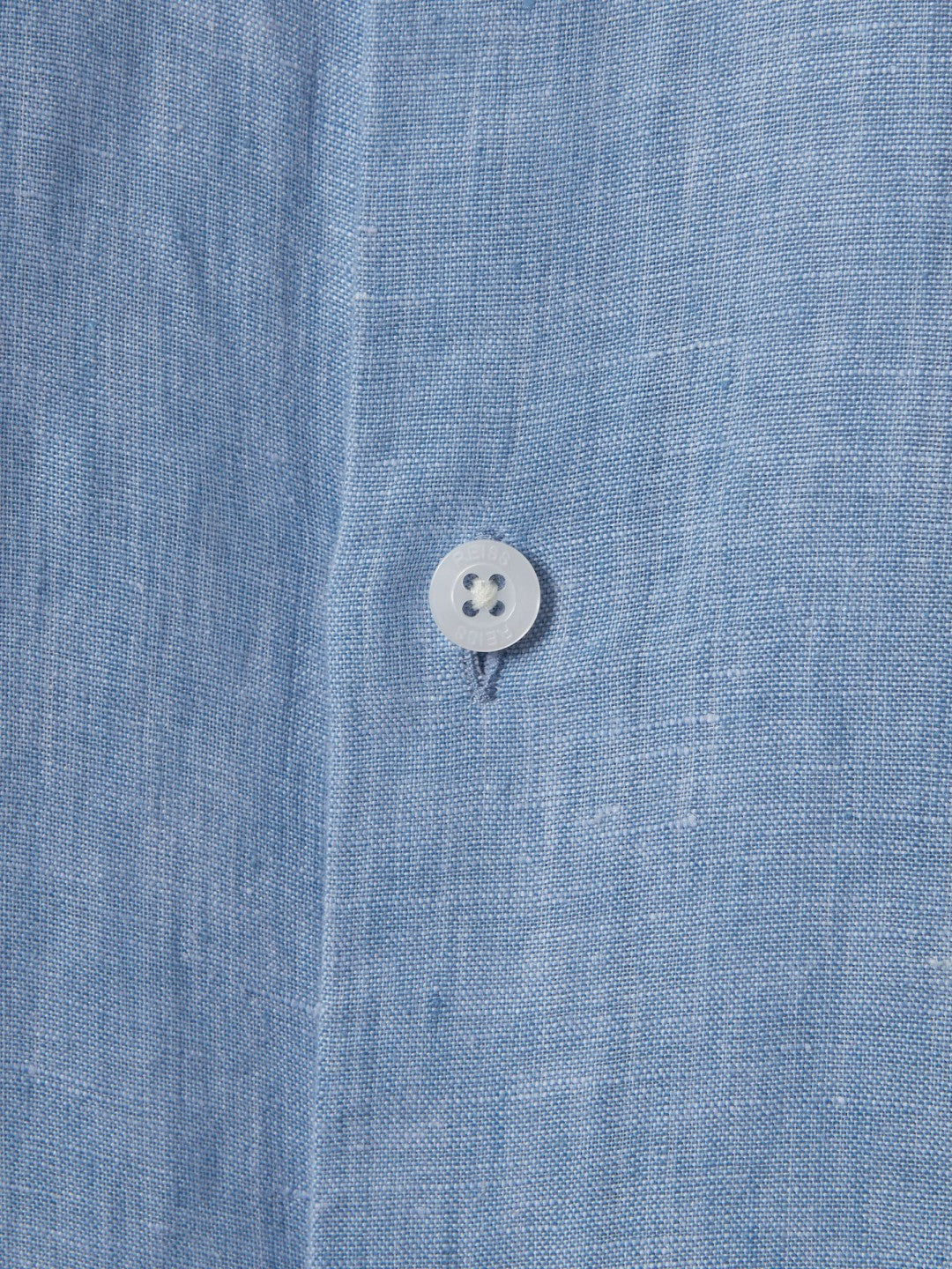 3-9 yrs Striped Linen Cutaway Collar Shirt in Sky Blue | Reiss Children & Baby Recommended
