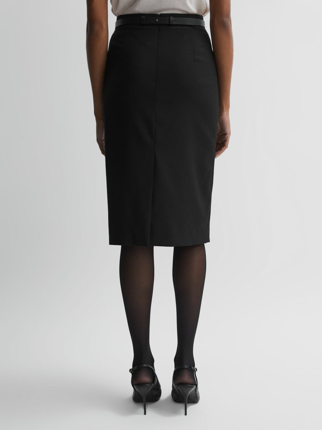 Tailored Pencil Skirt in Black | Reiss Women Premium