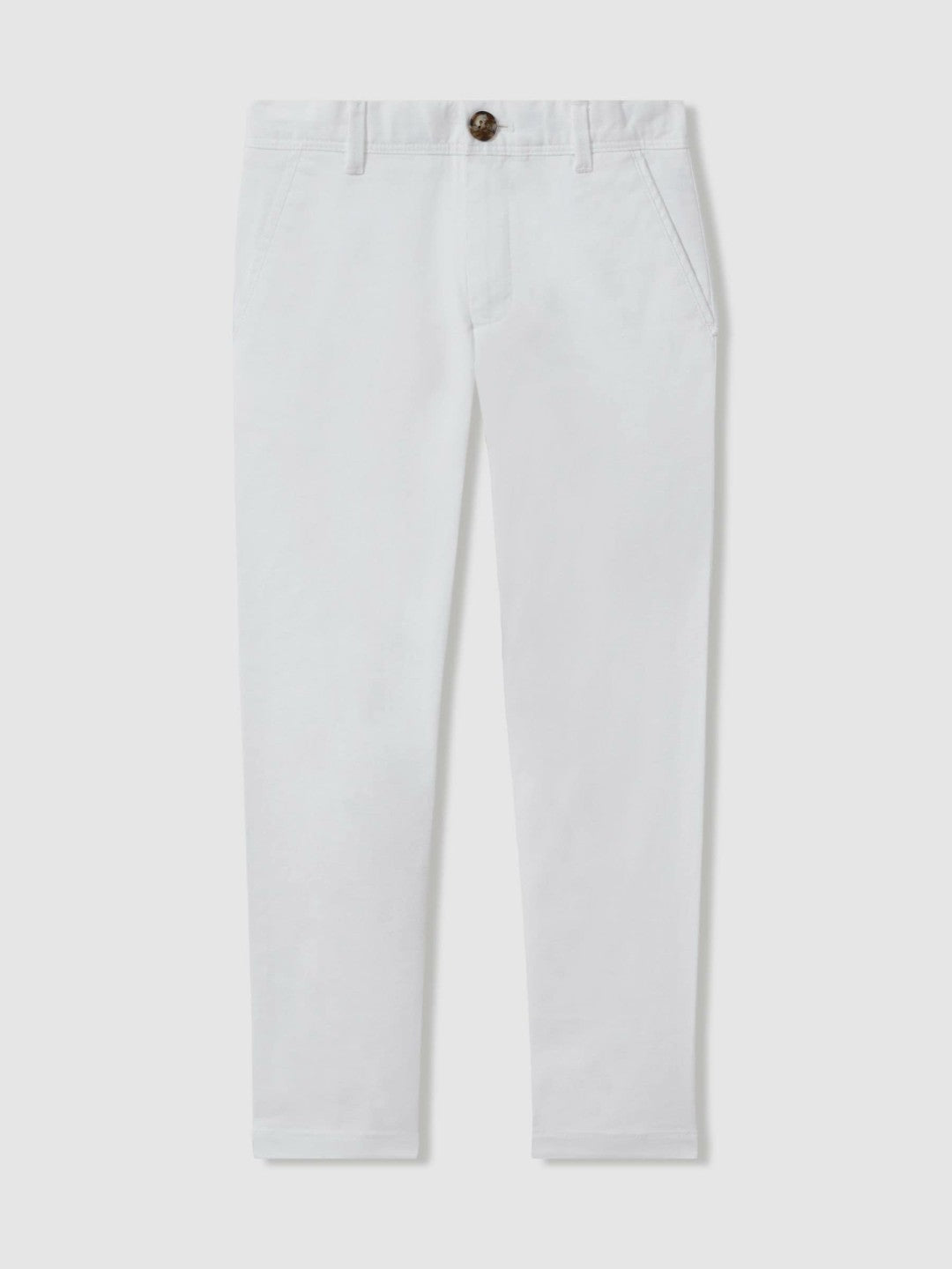 9-14 yrs Slim Fit Casual Chinos in White | Reiss Children & Baby Popular