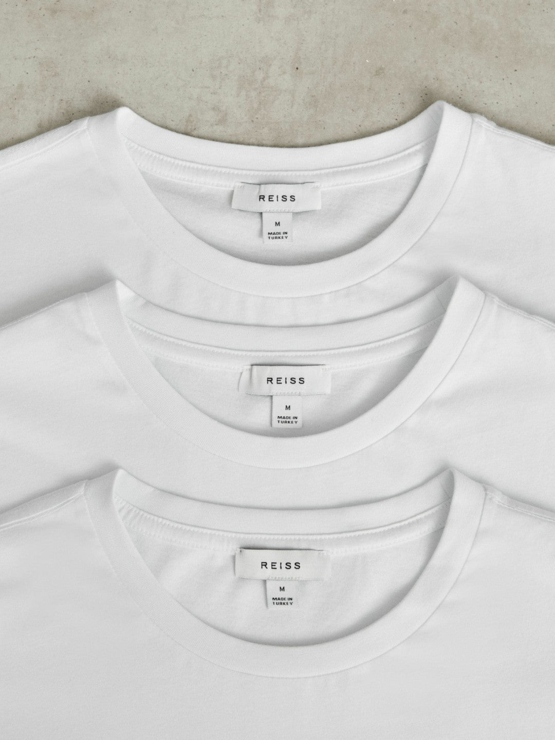 Cotton-Jersey Crew-Neck T-shirts 3 Pack in White | Reiss Men Trending