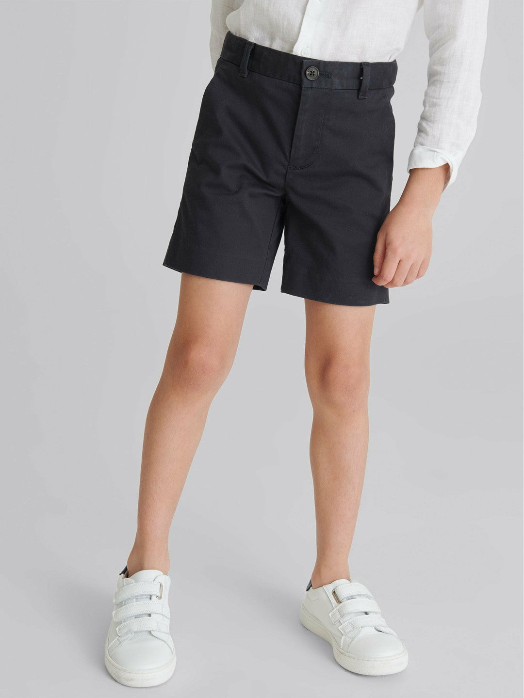 4-9 yrs Casual Chino Shorts in Navy | Reiss Children & Baby Featured
